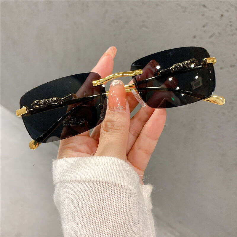 Multi-color frameless sunglasses Rainbow series lenses Suitable for party and street photography