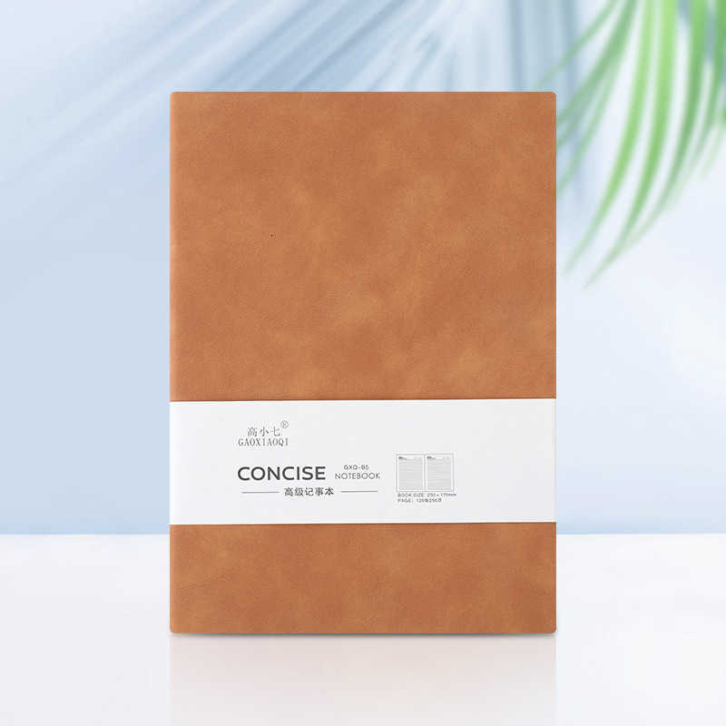 Yangba Notebook Business Planner Office Notepad Thickened Soft Leather Diary Simple Design for College Students S260209