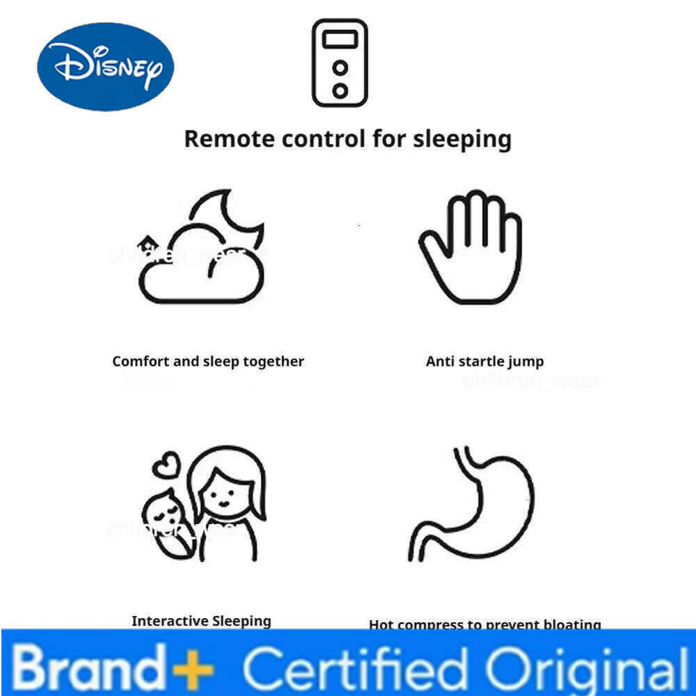 Disney Baby Soothing Palm Pillow with Heartbeat Sound - Anti-Startle Sleep Aid Toy that Simulates Hugging & Back Patting H260210