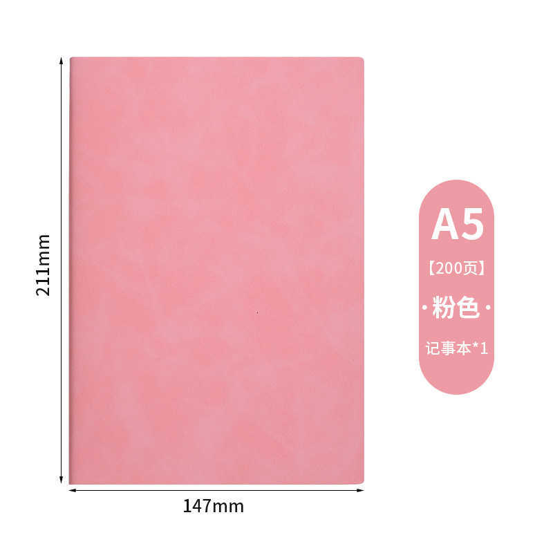 A5 Business Office Notebook Soft Leather Thickened Notepad Diary Gift Box Set S260209