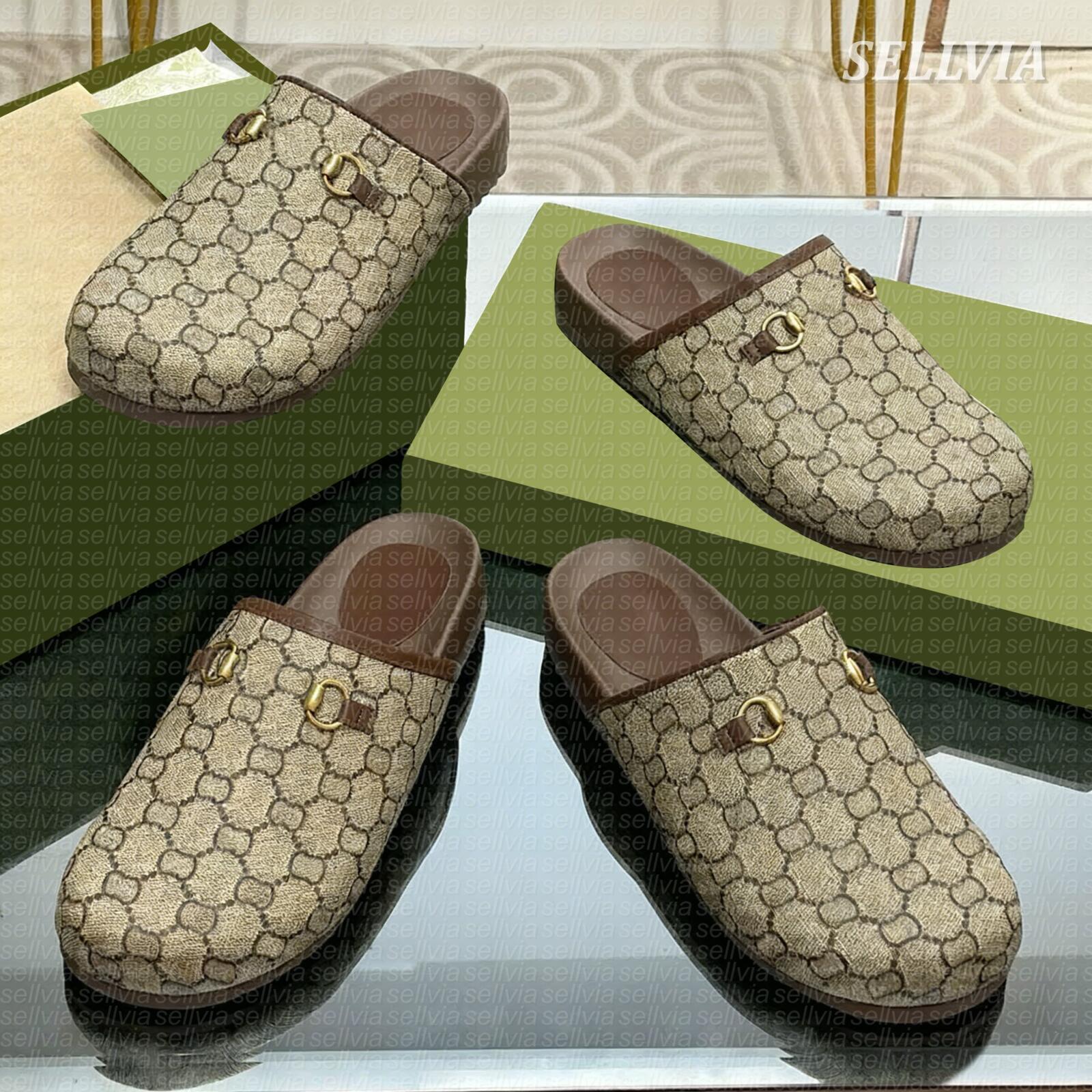 35-47 Designers clogs Luxury Slippers Slide mules Women Ladies flip flops Rubber Hollow Platform Sandals Flip Flops Scuffs Lovely Sunny Beach Shoes