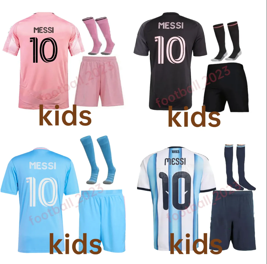 25 26 27 kids football kits MESSIS Soccer Jerseys 2025 2026 football shirts