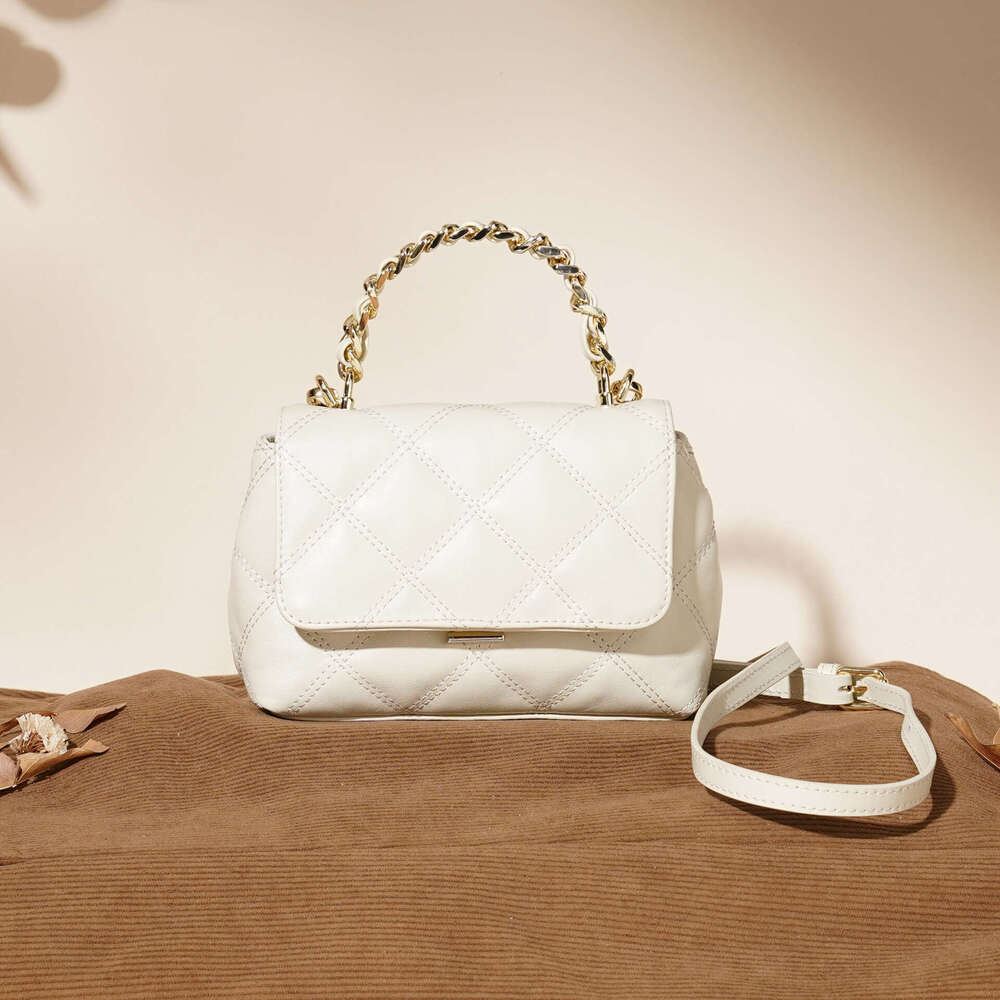 Luxury Shoulder Bags Napa Top Layer Cowhide Quilted Embroidery For Women New Versatile Genuine Leather Handbag Crossbody Bag SENYY