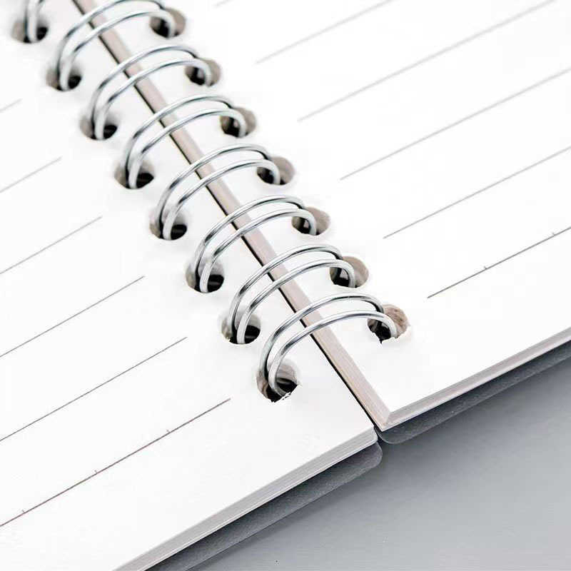 A5 coil notebook PP transparent frosted notebook loose-leaf notebook exercise book student homework notebook coil notebook S260209