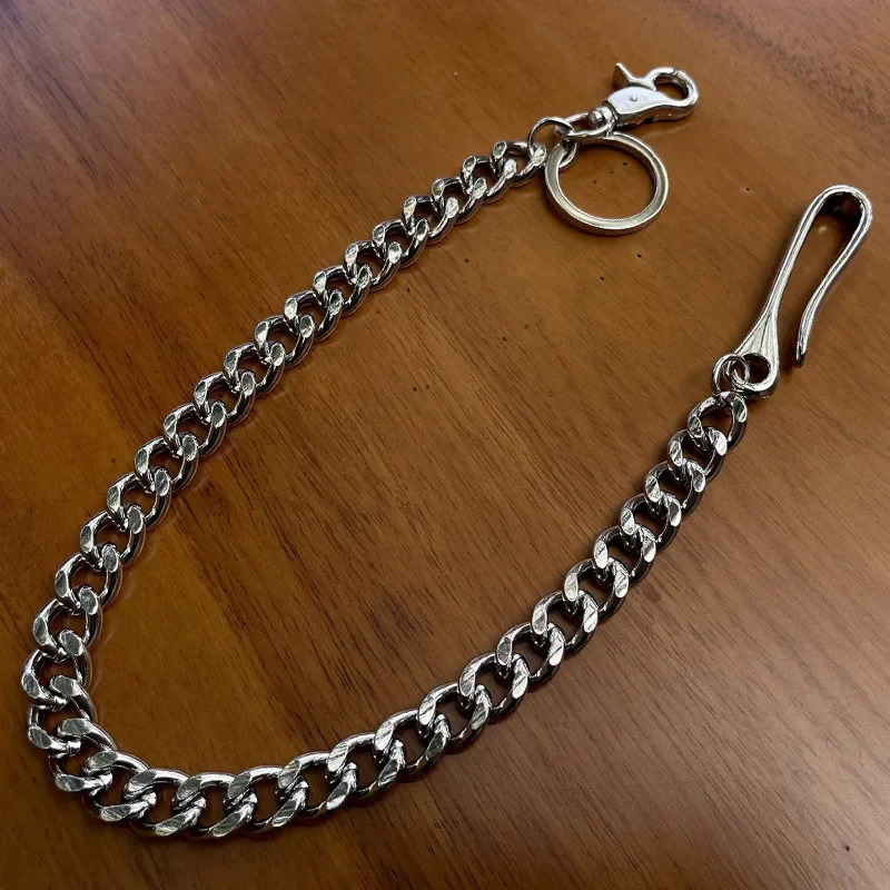 Vintage Punk Belts Pants Chain Heavy Waist Men Cool Jeans Chain Keychain Wallet Chain Gothic Biker Fashion Accessories 260206