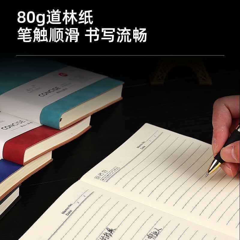 Notebook with soft cover student planner manuscript extra-thick simple style pocket-sized notebook S260209
