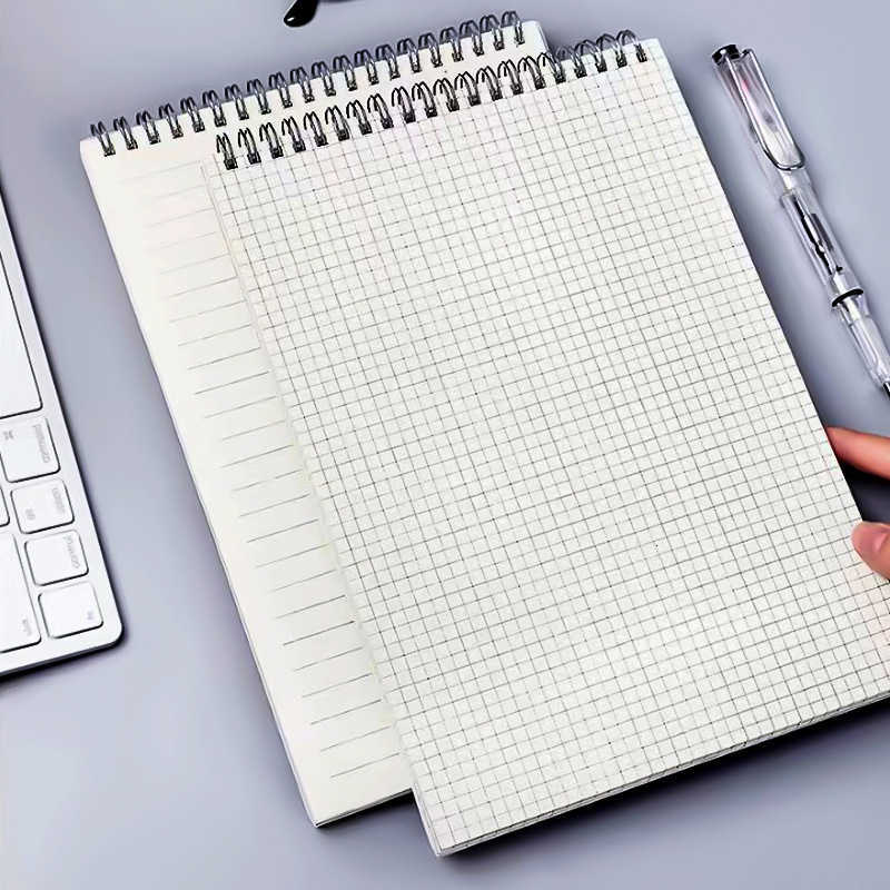 Lined Notebook B5 Spiral Notebook Grid Notebook for High School and College Students Study Notebook Square Grid S260209