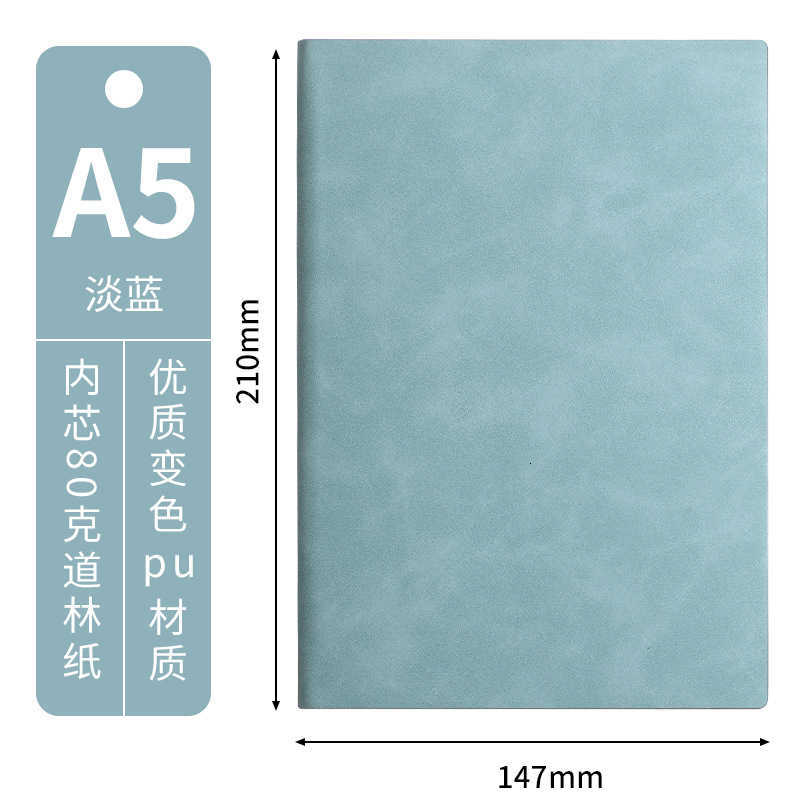 Sheepskin A5 notebook customizable business meeting diary wireless glue-bound A5 portable planner S260209