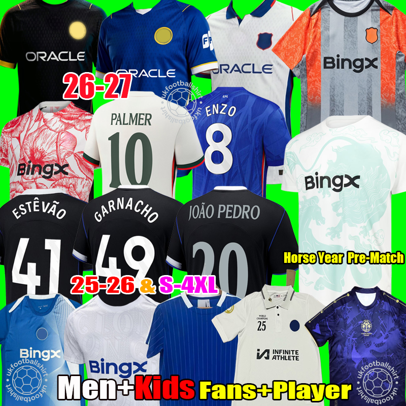 S-4XL 2026 PALMER GARNACHO ESTEVAO JOAO PEDRO ENZO NETO CAICEDO chelseajersey 26 27 Soccer Jerseys FC JAMES Chelseasea26 27 MUDRYK Football Shirt Men Kids Kit tops