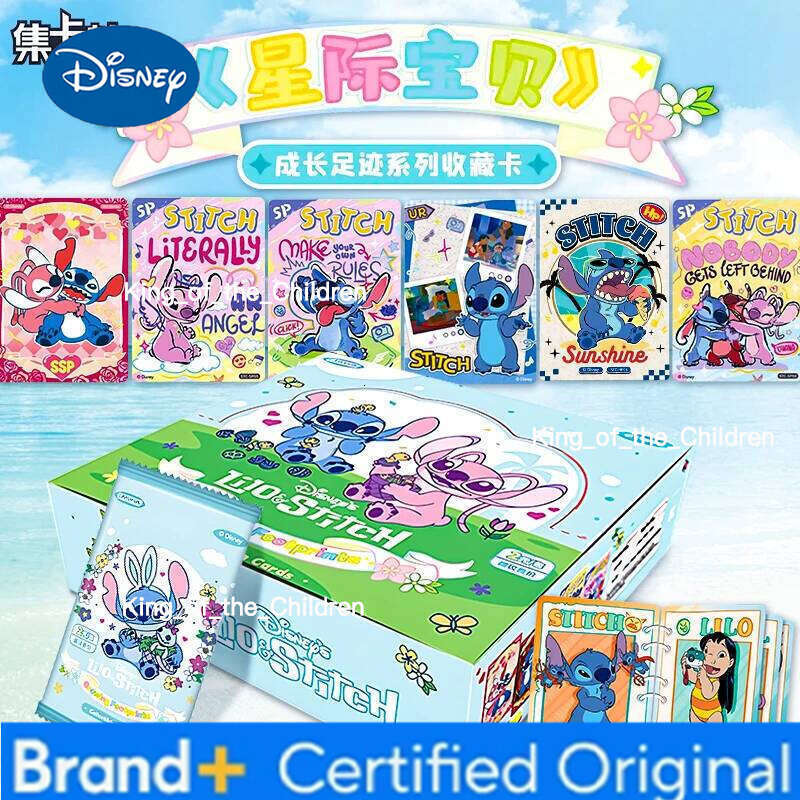 Disney Cards Booster Box Lilo & Trading Game Stitch Angel Fun Collection Card Children Toy Gift H260210