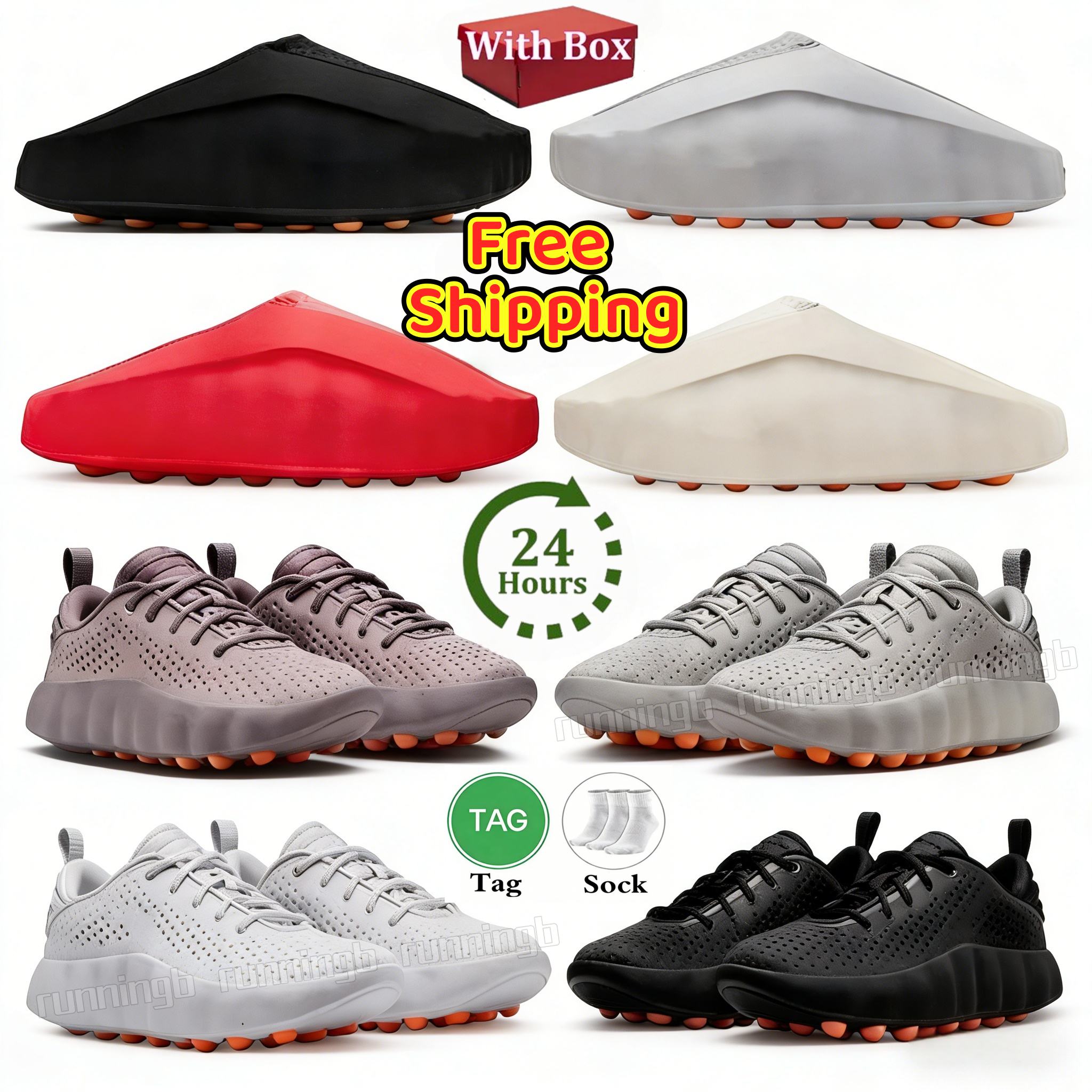 free shipping desginer mind 001 slides mind002 slippers men women sunning shoes soft comfortable sandals mules clog black red bone light smoke grey summer sneakers