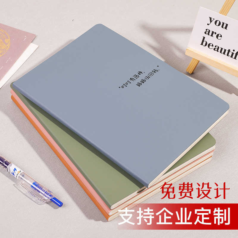 Notebook for student assignments with pen A5/A7 diary PU leather planner S260209