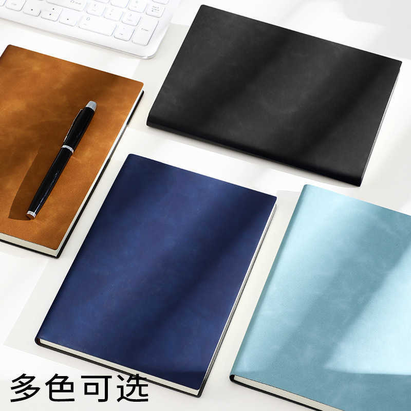 Notebooks can be printed with a soft-touch leather feel thickened notebooks for business and office use simple and exquisite S260209