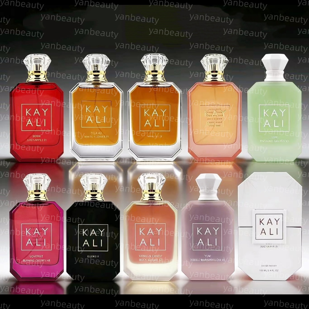 Perfume Kayali Vanilla 28 Yum Pistachio Gelato 33 Candy Rock Sugar 42 Fragrance 100ml Long Lasting Smell EDP Men Woman Neutral Parfum Cologne Spray Fast ship