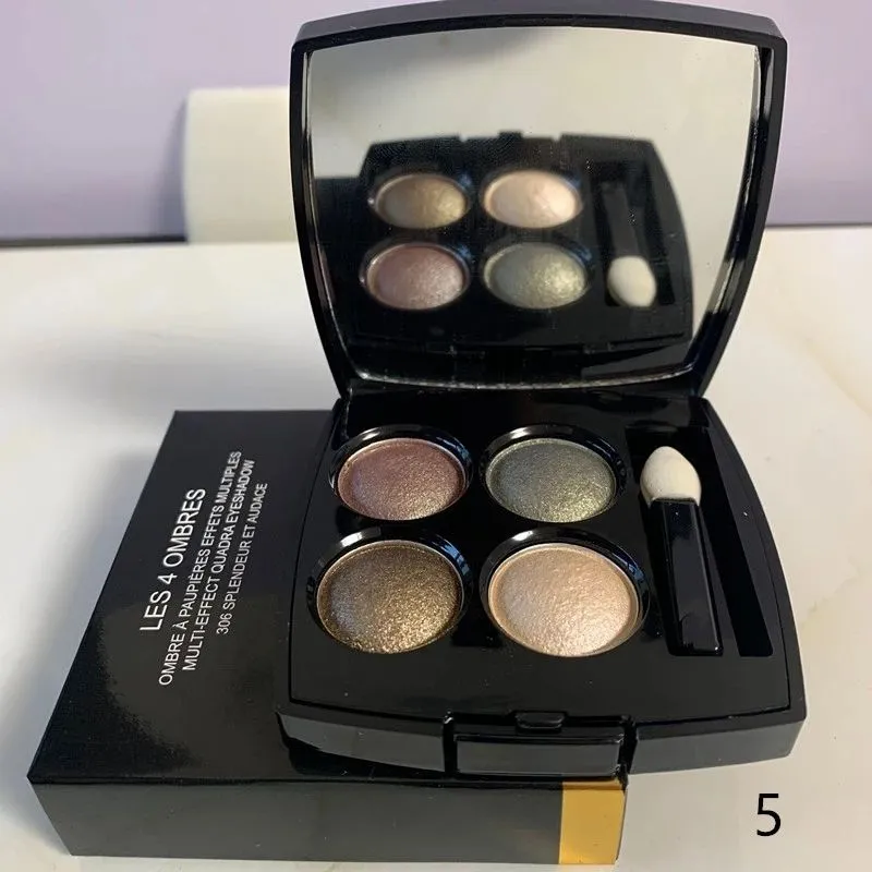 Brand 4 Colors Eye Shadow Palette With Make Up Brush 6 Kinds Can Choose Women Girl Eyes makeup Kit 301 302 303 304 305 306 High Quality