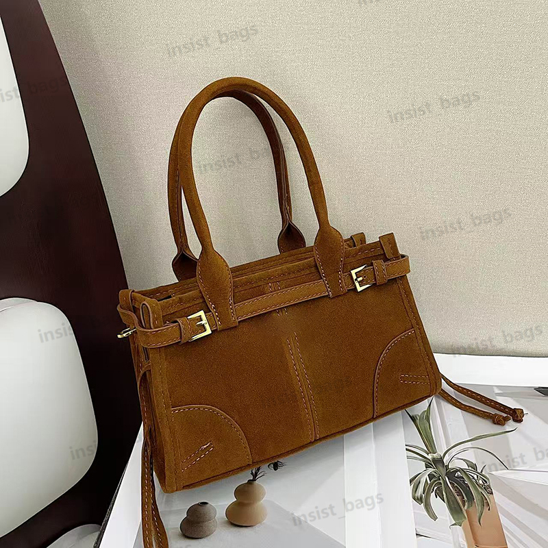 Designer Suede Handbags Luxury Shouder Bag Womens Tote Bags Underarm Hobo Bag Winter Hobo Bag Fashion Handbag Crossbody Bags Luxury Brown Handbags Purse Wallet