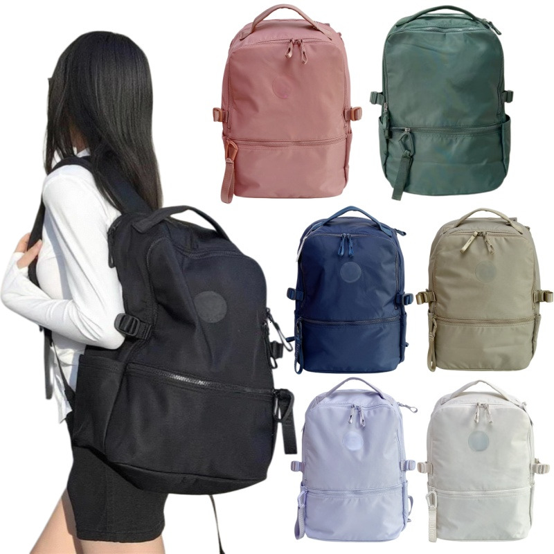 AAA 22L Fashion luluity lemonal bag Nylon Waterproof Travel Student Leisure Outdoor Bag Yoga Gym Backpack luluity lemonal Large capacity outdoor backpack 59
