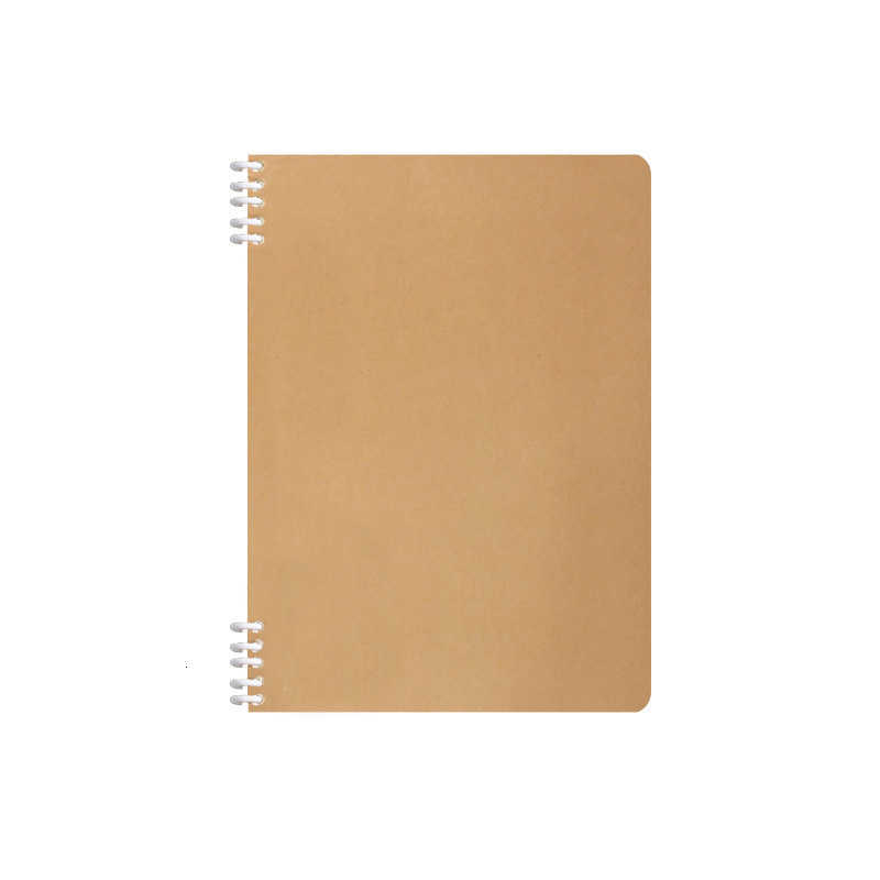 Leather loose-leaf notebook detachable B5 notebook simple grid lined notepad for exams diary eco-friendly S260209