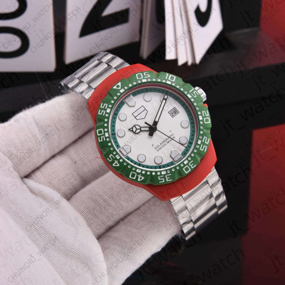 Tagness Heuerer Premium Automatic Mechanical Movement Watch Men High Grade 316L Steel Sapphire Crystal Racing Chronograph Waterproof Luxury Business Male Reloj