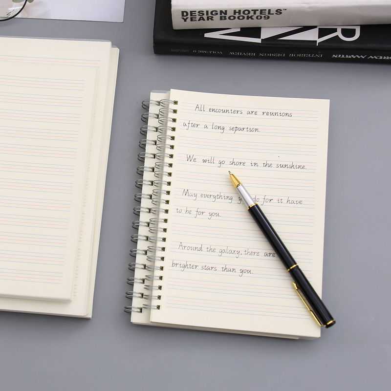 Thickened English Notebook B5 Large Size for High School Students English Classroom Copybook Middle School Student Notepad S260209