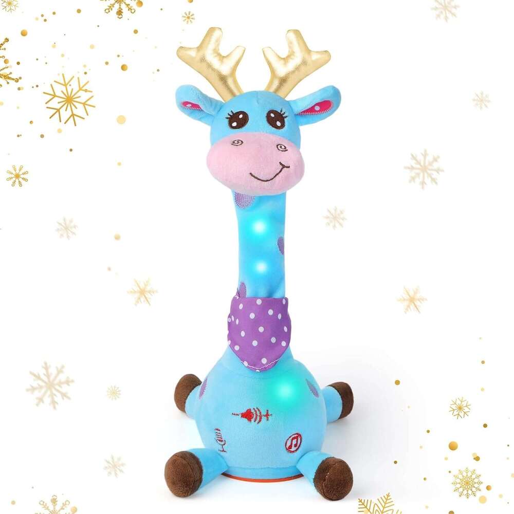 LLUKEME Talking Babies 6+ Months Toddlers - Dancing Singing Repeating Cactus Toy with 10 Songs & Lights, Interactive Plush Gift Age 1 2 3 4 5 6, Easte