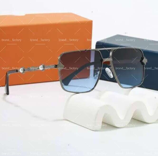 2026 Designer Sunglasses Outdoor Shades women fashion Metal Oval luxury Half Frame Sunshade mirror polarized UV400 protection Glasses With box