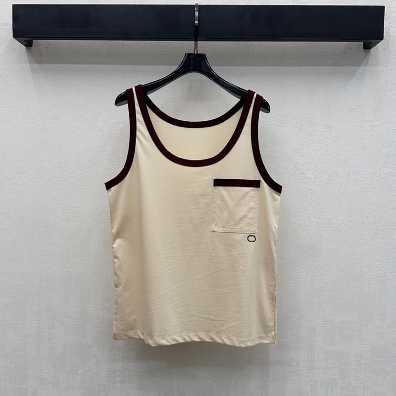 Women U Neck Vest Spring Summer Tanks Top Loose Fit Vests Workout Jogging Cycling Sport Tops