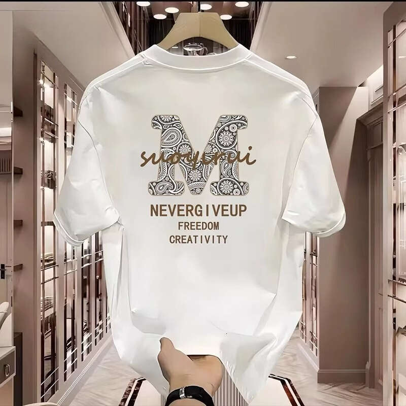 Men And Women T-shirt Trendy Cool Heavy duty Short sleeve Summer Pure Cotton Street Crew Neck Casual Loose Top Home Casual