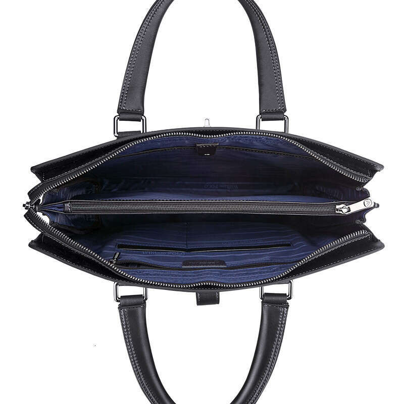 Luxury Shoulder Bags Totes Hobo Empire Paul Brand Men S Briefcase Inch Laptop Genuine Leather Conference Bag Durable Two Layer Cowhide Handbag SENYY