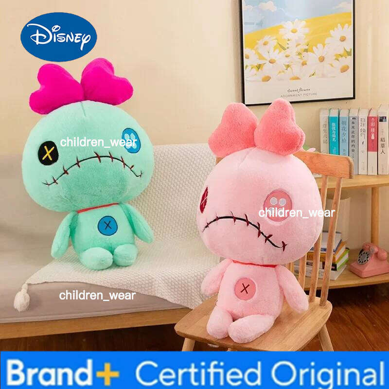 Disney Big Size Lilo & Stitch Doll Scrump Cartoon Pink Angel Plush Toy Cute Anime Soft Stuffed Kawaii Children'S Birthday Gift H2602101