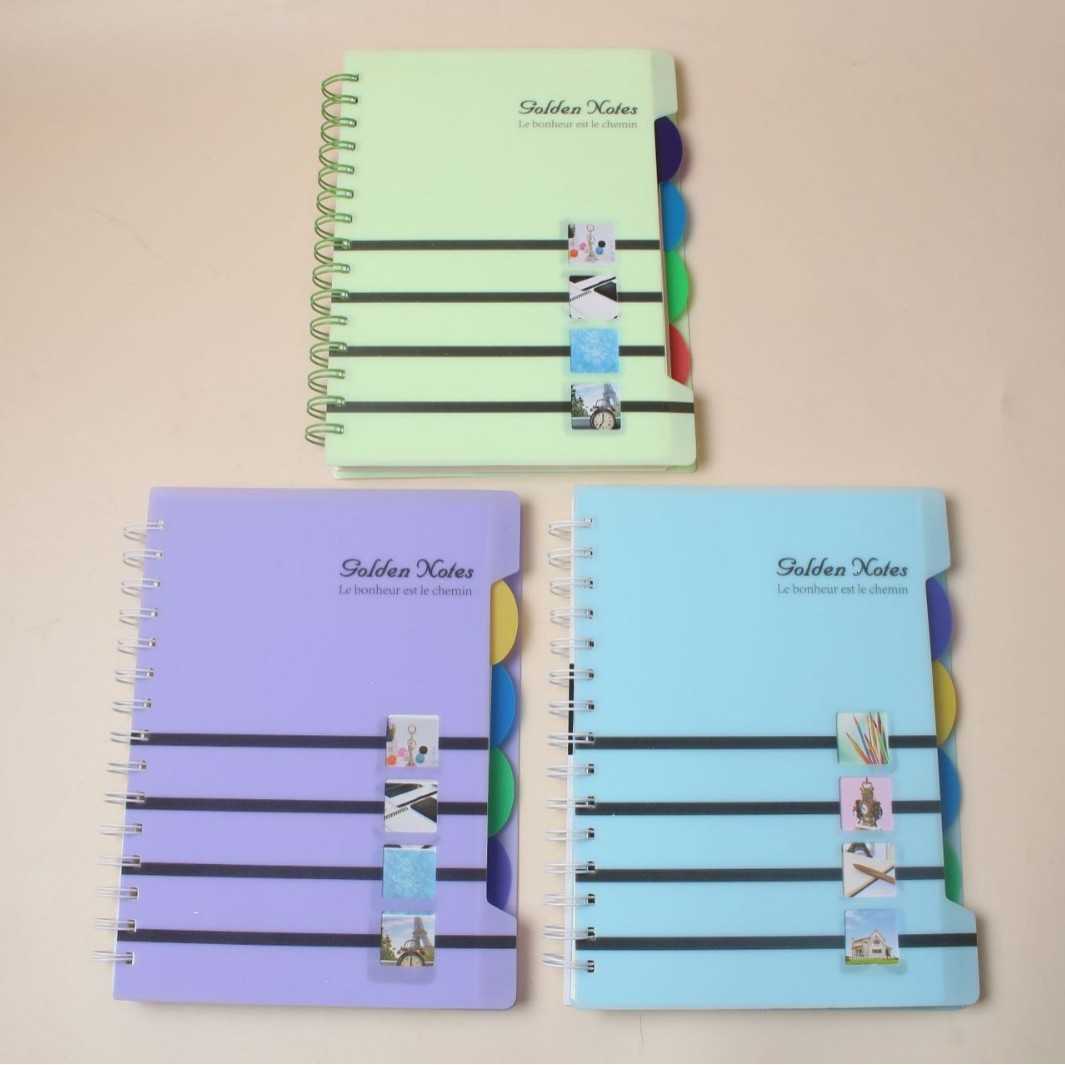 Large coil notebook office classification notepad A5/B5 notebook approximately 123 sheets 21125 S260209