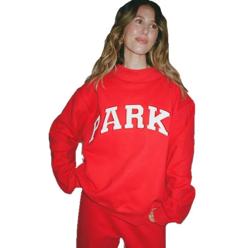 Womens casual sportswear Y2K street daily solid Harajuku long sleeved shirt oversized round neck top womens loose jacket jacke 260126