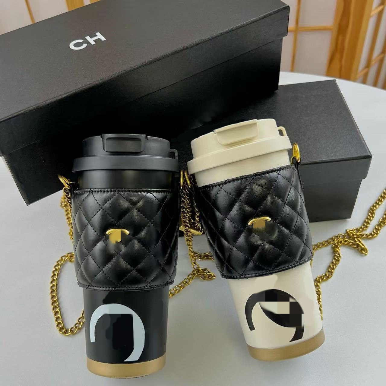 Designer Water Cup 500ml Large Capacity Insulated Mug Outdoor Stainless Steel Sports Water Bottle Handheld Mug