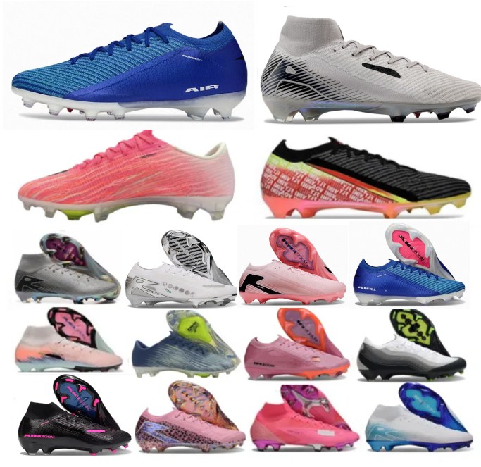 Top Quality Football Boots 16 Frenulum Lace FG Men's Soccer Cleats Comfortable Training Leather Football Shoes Youth Men's and Women's Size Match Training US4 36-45