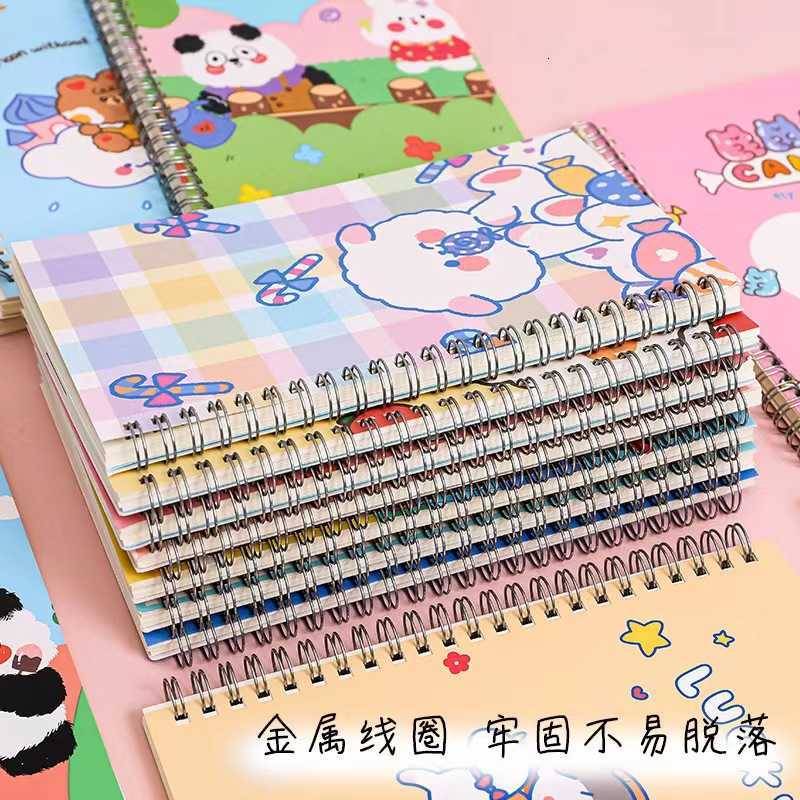 Coil notebook high aesthetic soft cover fresh and simple text notebook student note-taking notebook S260209