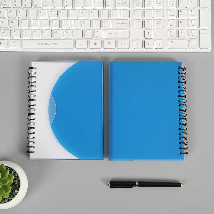 Creative semi-circular colorful notebook mini portable spiral notebook side-flip study notebook S260209