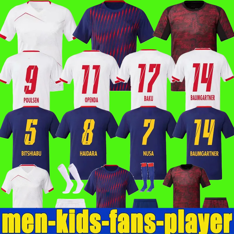 25 26 Leipzig jersey XAVI SIMONS 2025 2026 Soccer Jerseys SESKO RB OLMO SECKO OPENDA LUKEBA GEERTRUIDA HAIDARA NUSA 2024 RBL Football Shirt man kids