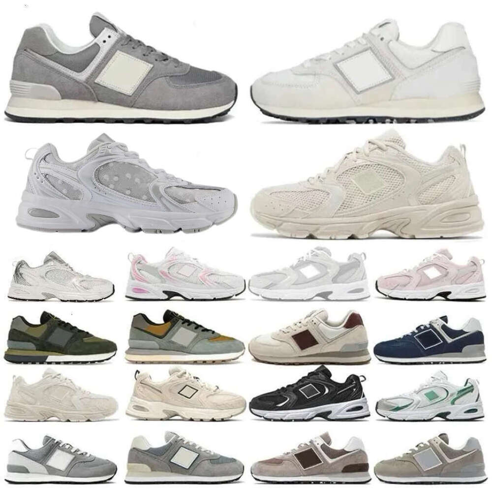 530 Running New Shoes Natural Indigo Silver Metallic Polka Dots Gray Blue White Nimbus Cloud Trainer Collaboration Men Women Cow Suede Unisex Legacy Sneakers