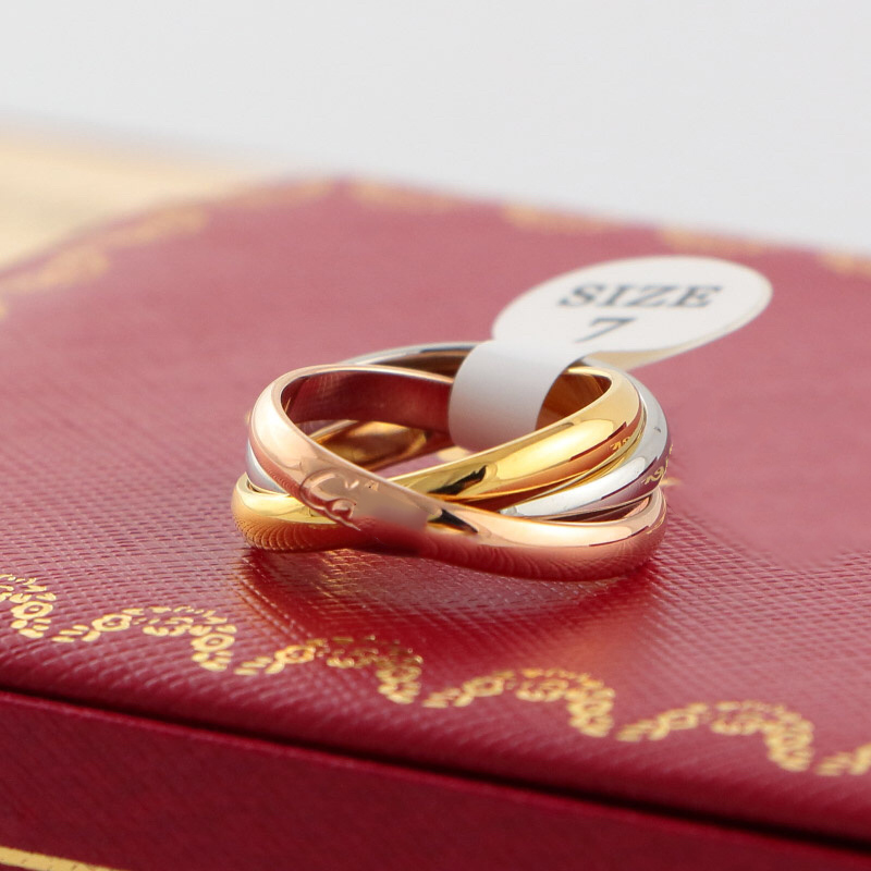 Designer rings for men and women luxurious classic fashion with diamonds and no diamonds Christmas holiday gifts CCC