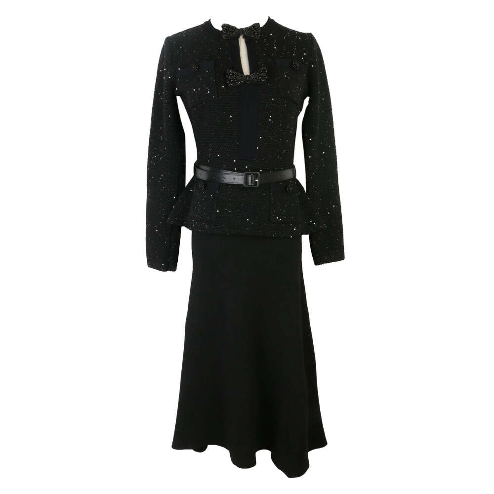 2026 Social Long Sleeve Pearl Lightweight Luxury Waist Autumn/Winter New French Mermaid Dress for Women