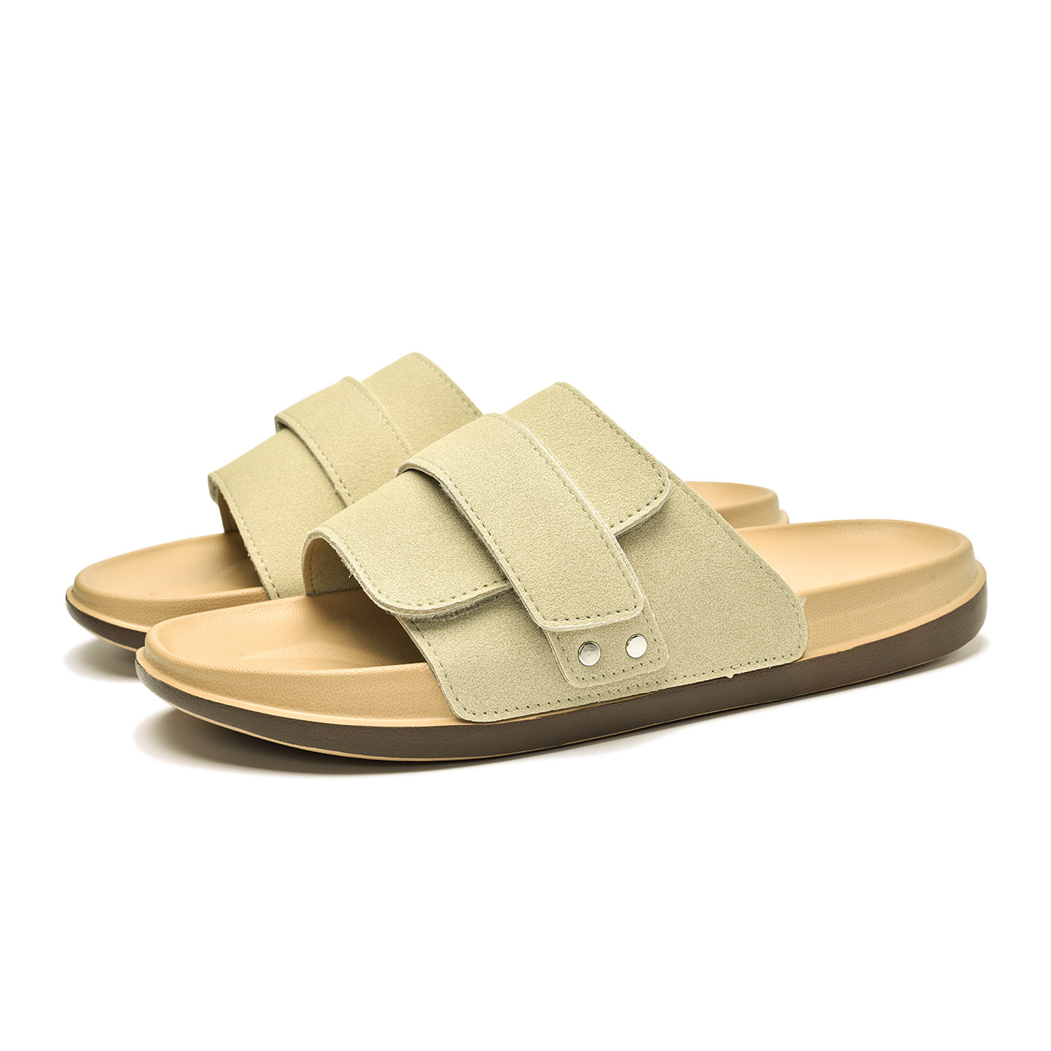 Free Shipping fashion Sandals Chic Slide-On Flats - Comfortable Outdoor Shoes Ideal For Any Occasion Chic Light Stylish