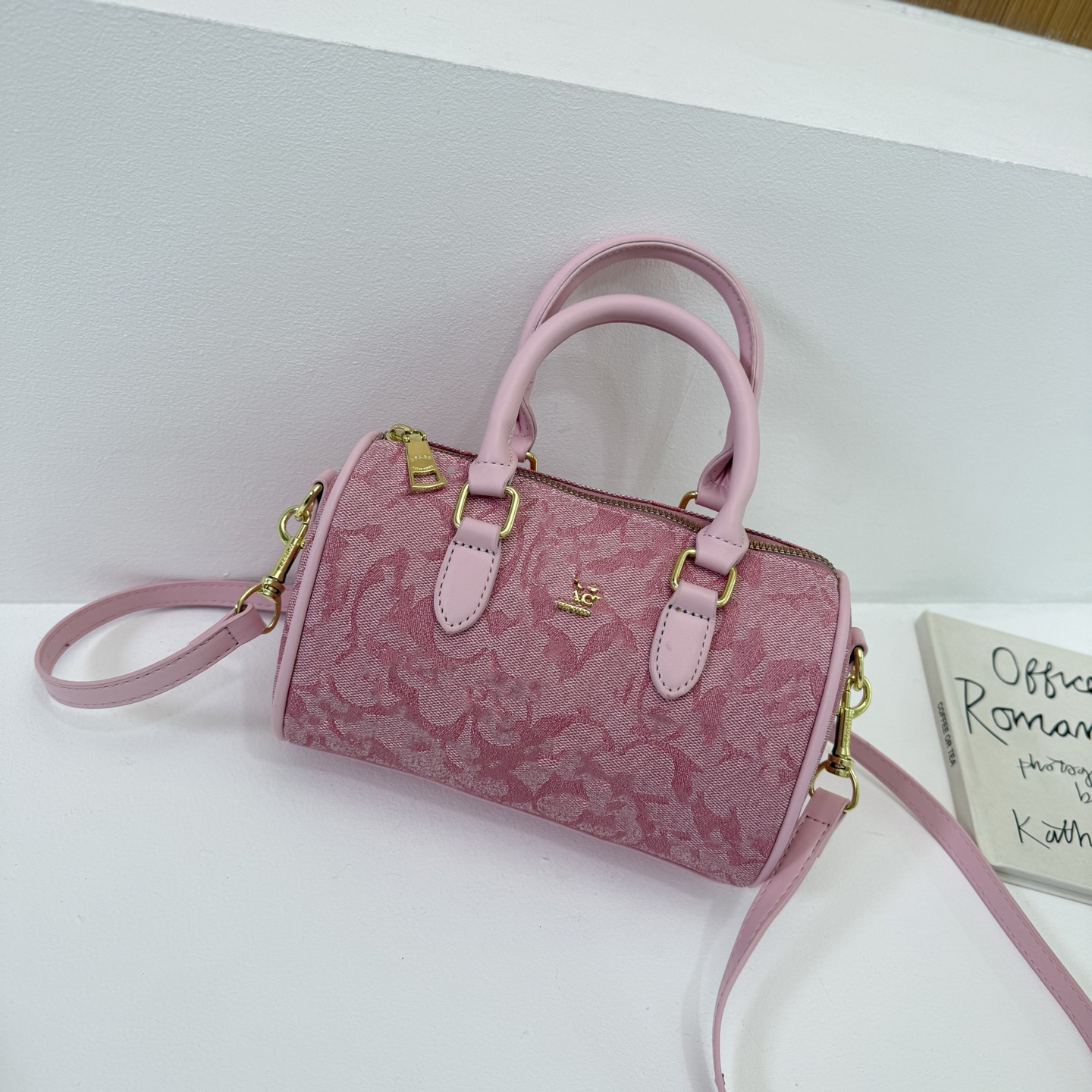 Top Designer bag Handbags Classic Old Flower Pull Link Closure Tote Shoulder Bag Mini Women's Bag Leather Denim Crossbody Embossed Handbag Brown Flower Handbag