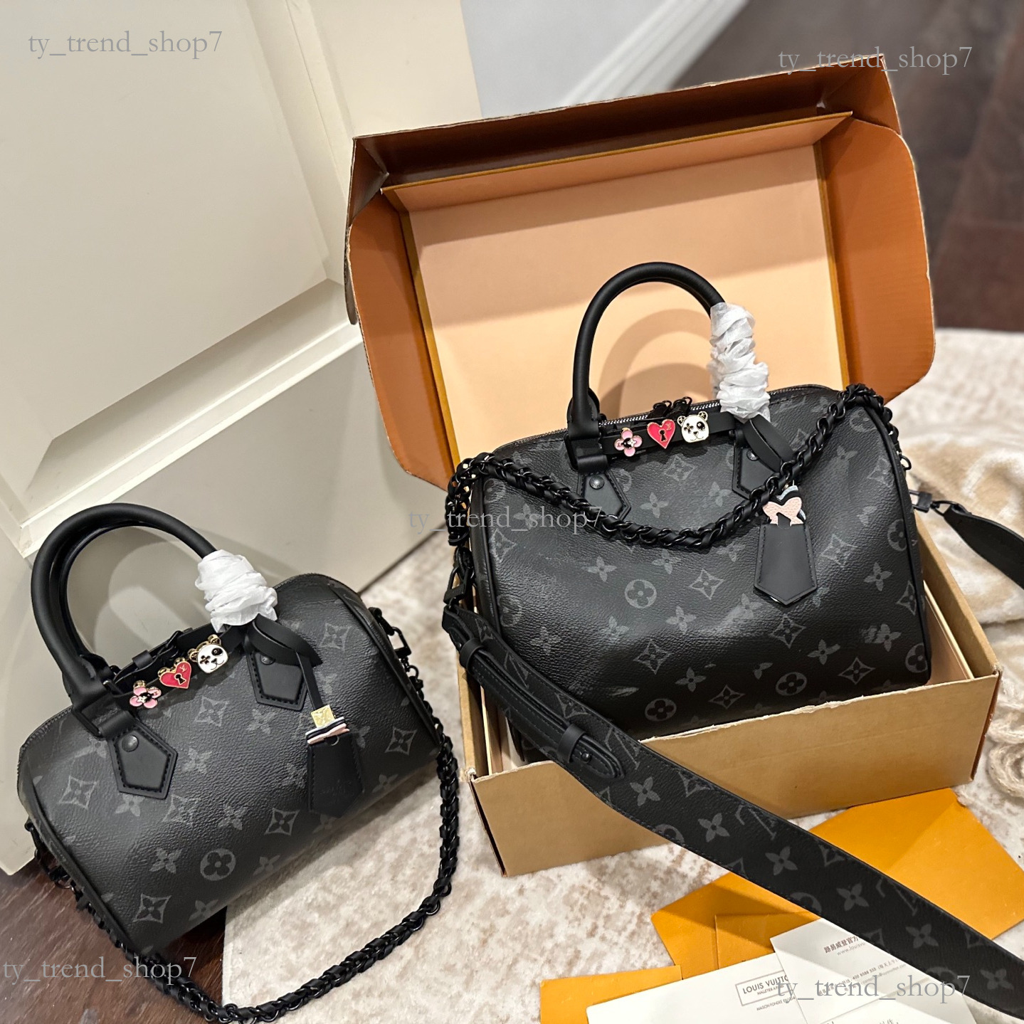 2026 Handbag lvslys speeds Bandouliere cruise nano speed Bag Classic Old Flowers Capacity leather Bag Crossbody Shoulder bag monogram lvslvt bag Wallet Bags a99