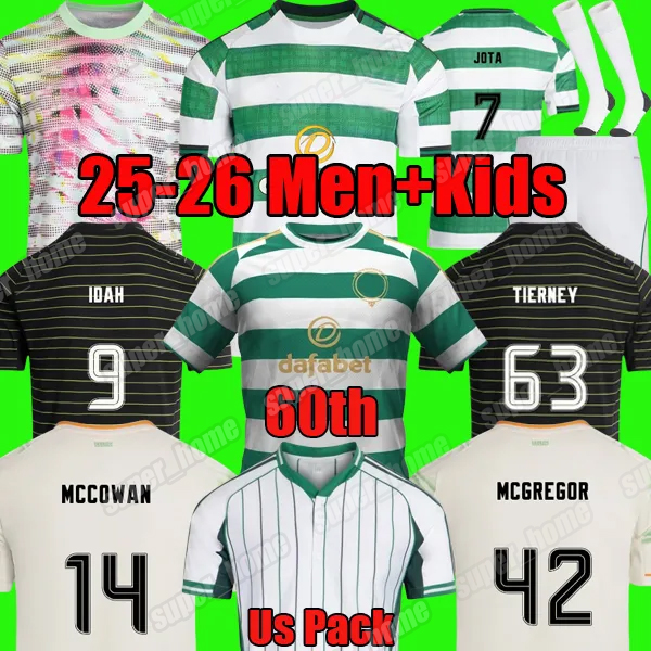 2026 27 Celts Soccer Jerseys celticfc jersey 26 27 Home Away football shirts EDOUARD men and kids kit IDAH KYOGO MCGREGOR SCHMEICHEL irish celticfootball jerseys set