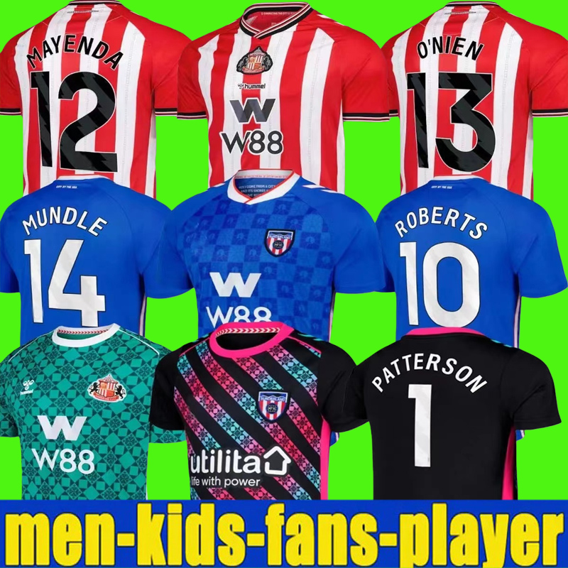 25 26 Home Away Football Soccer Jerseys STEWART SIMMS ROBERTS AMAD CLARKE DAJAKU EMBLETON EVANS O'NIEN 2025 2026 Football Shirt men