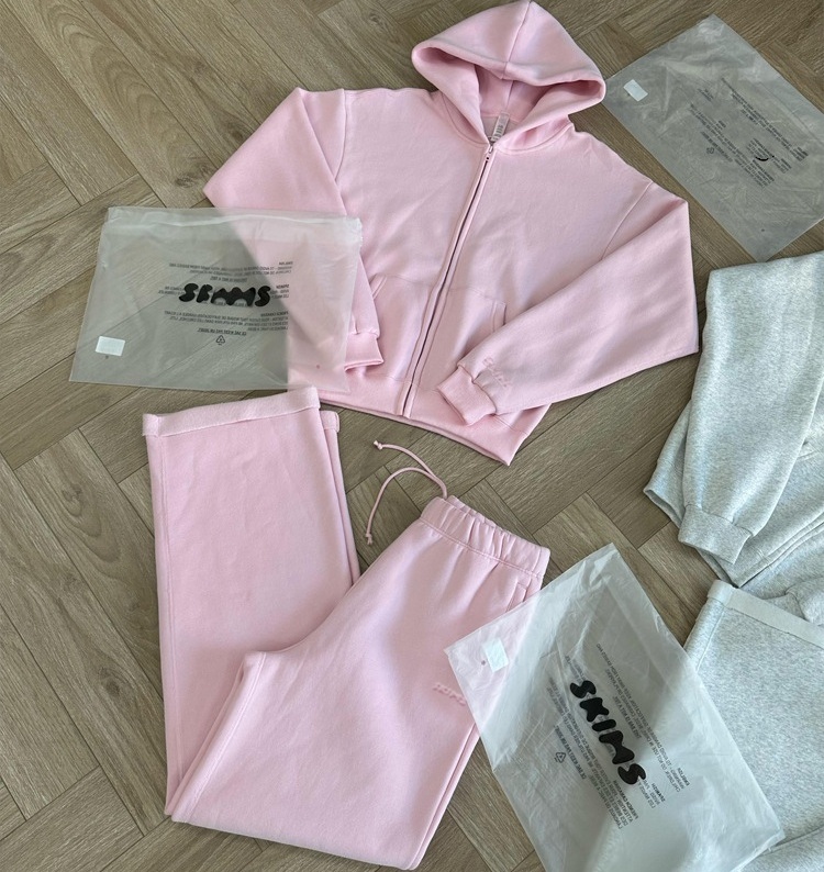 Skimss lounge Sets Skims Women's Set Outfit Designer Hoodie Pink Sweatshirt Jacket Pants Sweatpants Sweat Clothes Outfit Sportswear