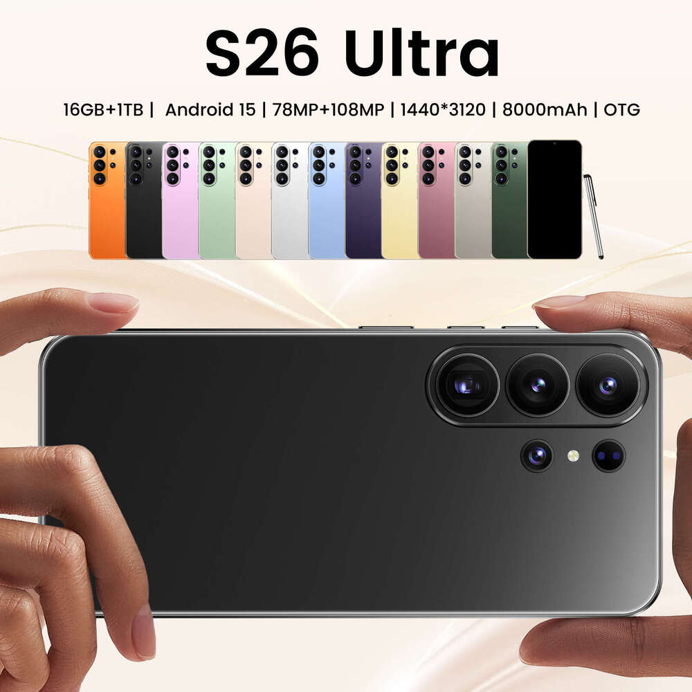 Famous Brand Cross Border Best Selling New Product S Ultra Mobile Android Phone T Foreign Trade Inch Large Screen Smartphone From The Source Factory C