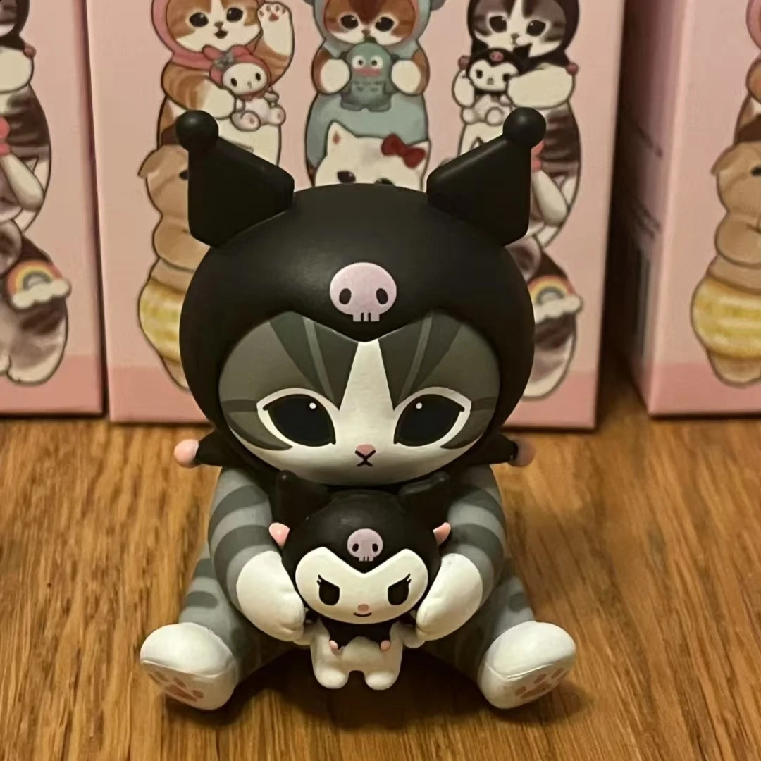 Mofusand Collaboration Shark Cat Image Ugly Fish Doll Toy Display Fashion Blind Box Vinyl Face Blind Box Toys And Hobbies260202ww - view 5