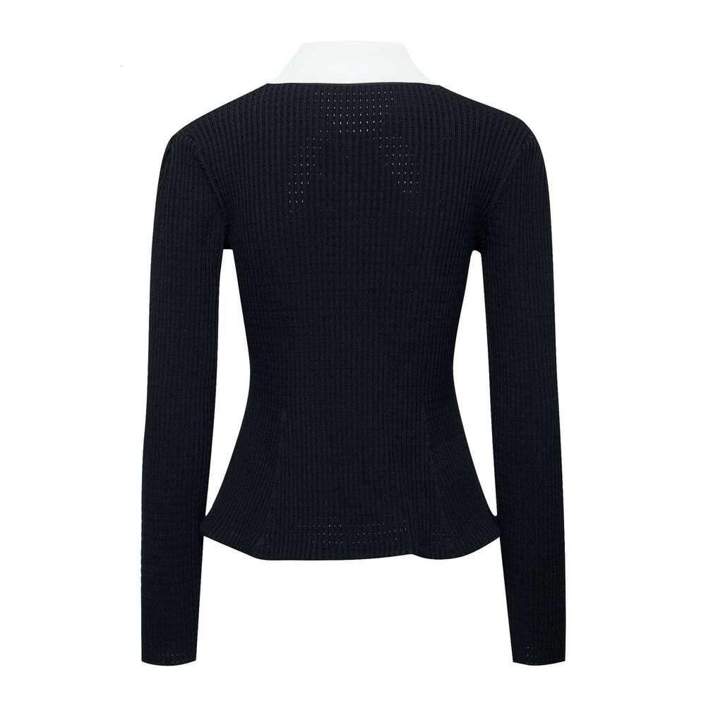 2026 autumn and winter new designer style black lapel knitted cardigan pleated skirt women's two-piece set