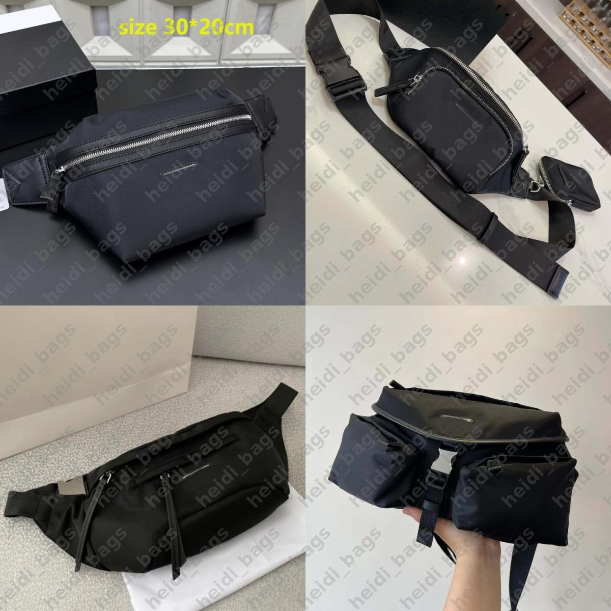 Fashion Bum Bags Designer Belt Bag Man Women Nylon Fanny Pack Outdoor Sporty ReNylon Crossbody Waist Bag Mens Luxury Bumbags Black Chestbag
